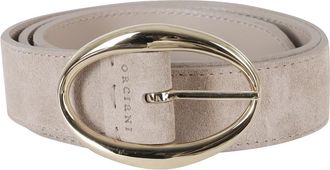Orciani Peach Dubbele Riem - Dames - Riemen - Beige - 80 CM - Leer - Accessoires