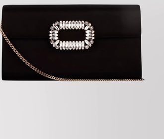 Roger Vivier silk satin clutch bag