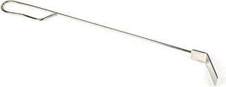 OEM Quitacenizas De Acero Inoxidable - Herramienta Para Parrilla - Mantenimiento De Parrilla - Dise&ntilde;o Integrado - 50 Cm - Plateado