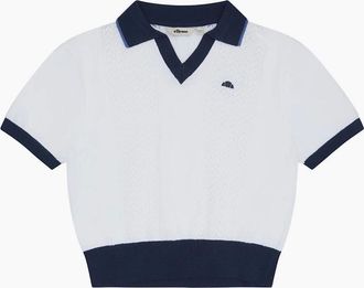 Ellesse Womens Maurices Polo Top - White - Size: 12