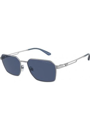 Emporio Armani Mens EA2140 57 304580 Sunglasses - Grey - One Size