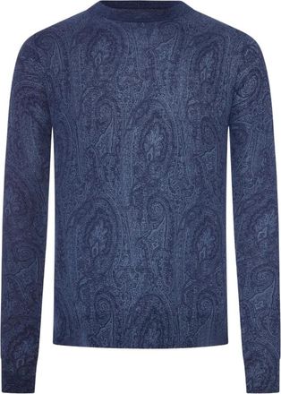 Etro Uomo, Maglie, Blu, M, new