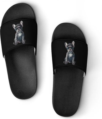 Generic Fashion Dog Shower Shoes Slipper for Women Men Beach Slippers Quick Drying Non Slip Open-Toe Sandals