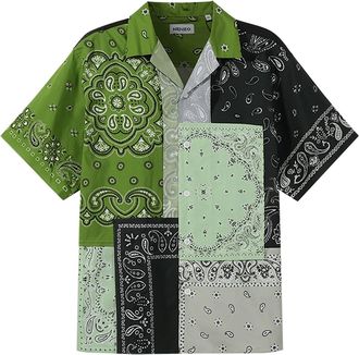 Kenzo Patchwork Cotton Shirt