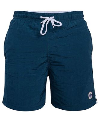 D555 Navy Full Length Swim Short
