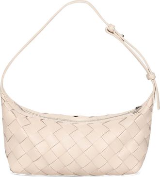 Walter Baker Aurora Woven Leather Mini Shoulder Bag in Oyster at Nordstrom Rack