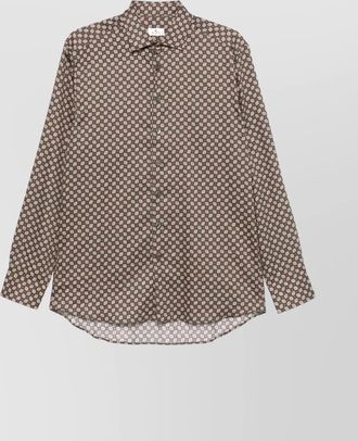 Etro rome printed shirt buttons