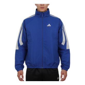 adidas Track Woven Hoodless Jacket Blue KF2065