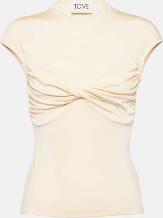 Tove Paola gathered jersey top