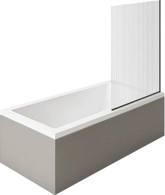Duravit Ba&ntilde;era Derecha 170 X 75 Cm Duravit Starck + Mampara De Ba&ntilde;era Aurys Raywall, Negro Mate
