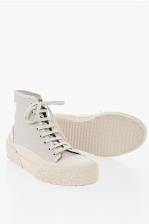 STUDIO NICHOLSON High NUMBERS Canvas Sneakers with Rubber Toe size 41