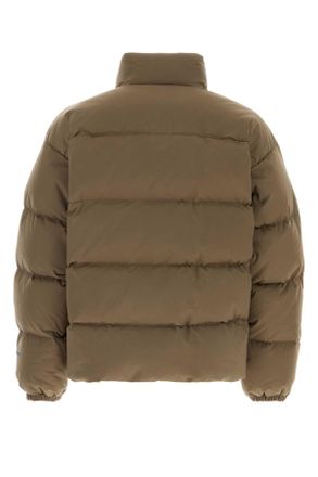 Jil Sander Mens Blouson Down Jacket Beige Polyester