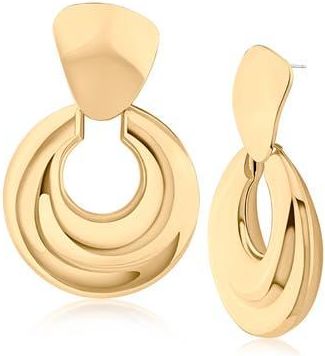 Jardin Doorknocker Drop Earrings in Gold at Nordstrom Rack