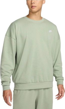 Nike Club Fleece Oversized French Terry Crewneck Sweatshirt Asia Sizing Jade Horizon HJ1820-370