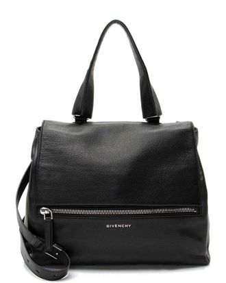 Givenchy Black Calfskin Pandora Pure Medium Satchel (Authentic Pre-Loved)