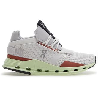 On Cloudnova Textile Synthetic Mens Lace Up Trainers - White Limelight - Size:UK 10.5