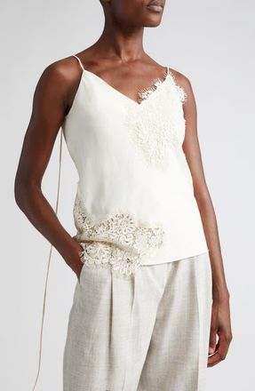 R&oacute;he Lace Camisole in Cream at Nordstrom, Size 2 Us