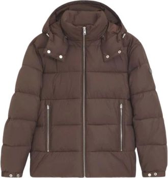 HUGO BOSS H-Colter Jas - Heren - Winterjassen - Bruin - XL - Leer - Jassen