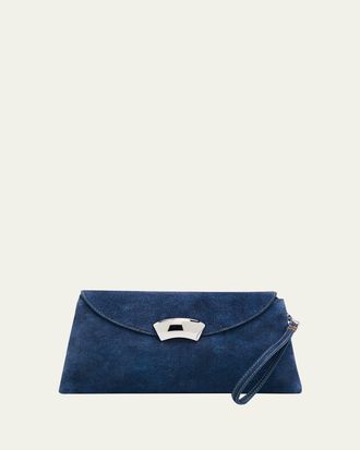 3.1 Phillip Lim ID Soft Dual Suede Clutch Bag