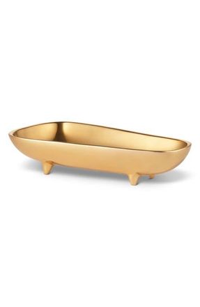 Aerin Valerio Large Footed Bowl in Gold at Nordstrom