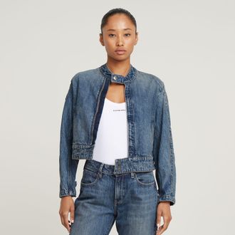 G-Star Short Moto Jack - Midden blauw - Dames