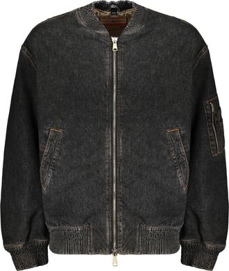 Diesel Coats - Heren - Bomber jackets - Zwart - M - Jassen