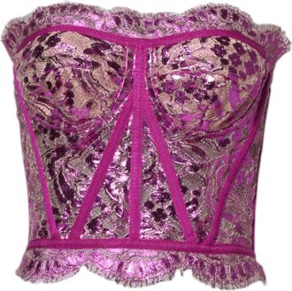 Dolce & Gabbana Kanten Bustier Top