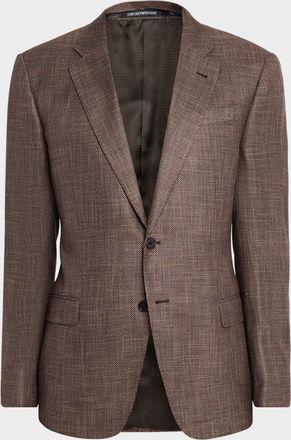 Emporio Armani Mens Bamboo Viscose Birdseye G Line Sport Coat
