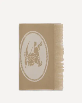 Burberry Logo wool Scarf Male UNI