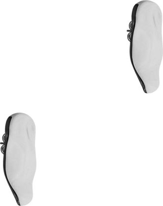 Federica Tosi Accessoires, Dames, Grijs, ONE Size, Stijlvolle Metalen Stud Oorbellen