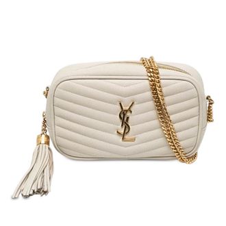 Saint Laurent Pre-owned Saint Laurent Mini Grain de Poudre Monogram Lou Tassel Camera Bag Ladies 8TVGNZD9J9BL5I9X