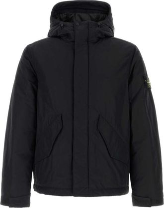 Stone Island Black Solid Hood Jacket