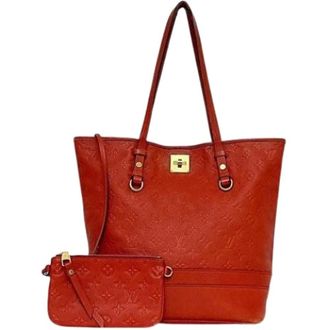 Louis Vuitton Pre-owned Tote Bags, female, Red, Size: ONE SIZE Pre-owned Monogram Empreinte Tote Bag
