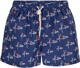 Kiton korte zwemboxers met patroon