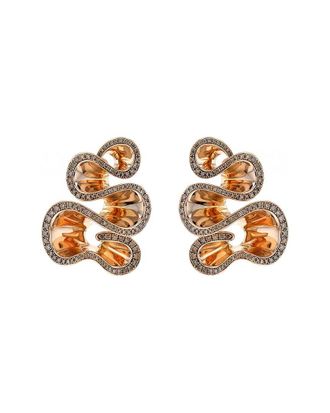 De Grisogono De Grisogono 18K 2.30 ct. tw. Diamond Zigana Earrings (Authentic Pre-Loved)