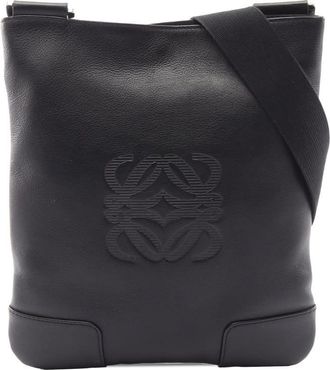 Loewe Pre-owned Loewe Leather Anagram Crossbody Unisex XBDEF3H0HW6IBCMC