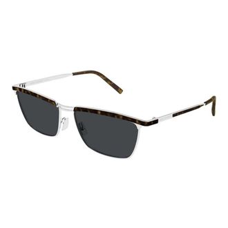 Saint Laurent Sunglasses, male, Gray, 57 MM, Joe Sunglasses