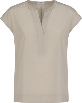 PESERICO Mujer, Blusas y Camisas, Beige, Talla: L