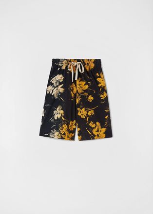 Jil Sander Brown Fibres Womens Shorts