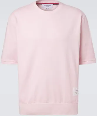 Thom Browne T-shirt 4-Bar in jersey di cotone