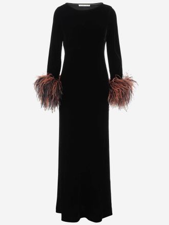 Stephan Janson Viskose Mischung langes Kleid