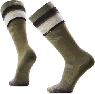 Smartwool Snowboard Targeted Cushion Mountain Sunrise Socks Skisocken - Unisex | oliv