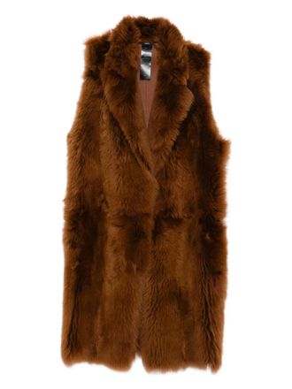 SAPIO Gilet smanicato - Marrone