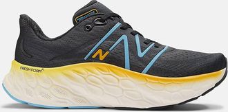 New Balance Mens Fresh Foam X More V4 Running Shoes In White And Black