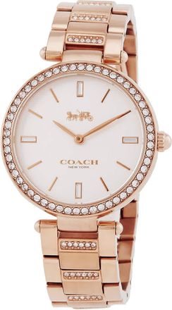 Coach Park Quartz Crystal White Dial Ladies Watch 14503094