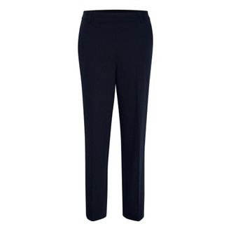 Kaffe Pantaloni Vita Alta Midnight Marine - - Trousers - Donna - Blu - M