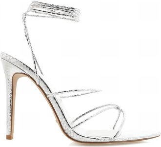 Billini Perouze Heels In Silver Scale