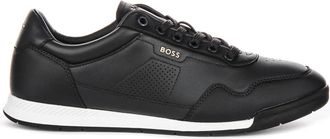 HUGO BOSS Sneakers, male, Blue, 10 UK, Dark Blue Low Profile Mens Trainers