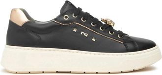 Nero Giardini Sneakers - Dames - Sneakers - Zwart - 40 EU - Leer - Schoenen