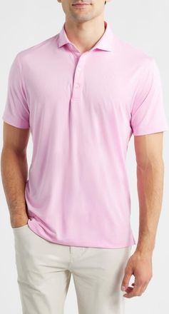 Johnnie-O Birdie Classic Fit Performance Polo in Porto Pink at Nordstrom, Size Xx-Large